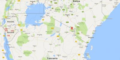 Tanzanijoje vietą pasaulio žemėlapyje