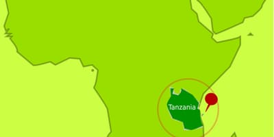 Žemėlapis mafijos sala, tanzanija