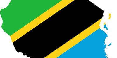 Žemėlapis tanzanija vėliava