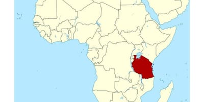 Žemėlapis vietą pasaulio tanzanija 